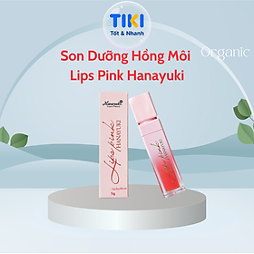 Son Dưỡng Môi Lips Pink Hanayuki Chính Hãng Dưỡng Môi Hồng - Mềm Mịn - Mờ Thâm 5g