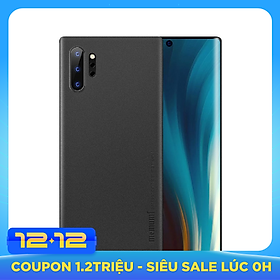 Ốp lưng nhám siêu mỏng 0.3mm cho Samsung Galaxy Note 10 Plus hiệu Memumi có gờ bảo vệ camera - Hàng nhập khẩu