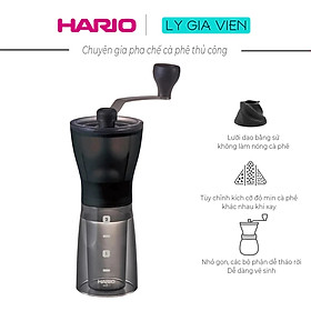 Máy Xay Cà phê Cầm Tay Hario Ceramic Coffee Mill Mini Slim Plus MSS-1DTB