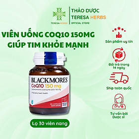 Viên Uống Hỗ Trợ Tim Mạch Khỏe Mạnh Blackmores CoQ10 Hộp 30 viên 150mg