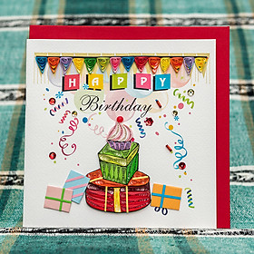 Thiệp Giấy Xoắn Sinh Nhật - DSC07163