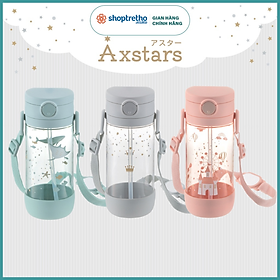 Bình ống hút 450ml AXSTARS Richell Nhật Bản chống sặc cho bé từ 8 tháng