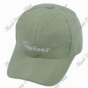 Nón kết vải nhung mềm mượt thêu chữ Forever, dùng cho cả nam và nữ, điều chỉnh size thoải mái