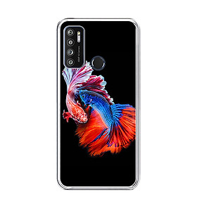 Ốp lưng dẻo cho điện thoại VSMART LIVE 4 - 0222 FISHCOUPLE - Hàng Chính Hãng