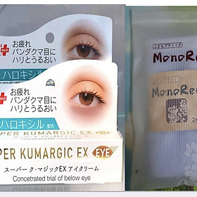 Combo Kem chống Thâm, Chống Nhăn, Chống Bọng Mắt SUPER KUMARGIC EX Nhật Bản tặng 1 khăn mặt sợi tre cao cấp Nhật Bản