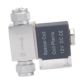 CO2 Aquarium Electric Solenoid Valve Magnetic Valve EU Plug