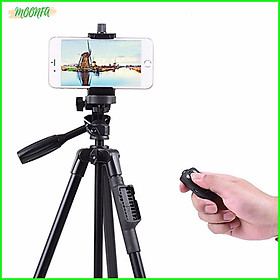 Chân Đế Dùng Cho Máy Ảnh Điện Thoại Kiểu Mới Tripod TTX--6218 - Hàng Nhập Khẩu - Tặng kèm remote và túi đựng tiện lợi
