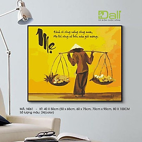 Mua Tranh treo tường tự tô màu số hóa DALI Tranh Gánh Mẹ N061