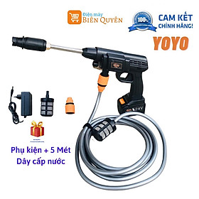 Mua Máy Xịt Rửa Xe Gia Đình Dùng pin 24V YOYO tiện dụng  rửa điều hòa  tưới cây