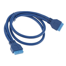 USB 20 Pin Extension Cable Female To Female Extension Adapter To Motherboard