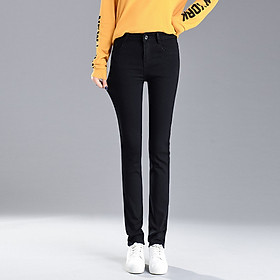 Women's Korean Slim Slimming Jeans Women's New Trendy Straight Leg Pants Large Size Pants Wholesale (26)