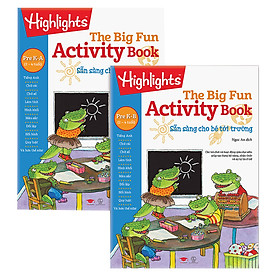 Combo Big Fun Activity Book - Sẵn Sàng Cho Bé Tới Trường Pre K (2-4 Tuổi)
