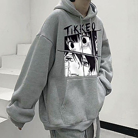 Áo Hoodie Lông Cừu Dày Dặn In Họa Tiết Anime Thời Trang Hàn Quốc Cho Nam