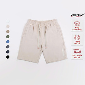 Quần Short Thun Cao Cấp VIỆT PHÁP/ Form Suông - Chất liệu cotton thoáng mát co dãn tốt 9021