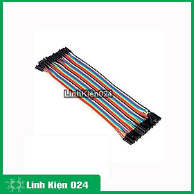 Mua Dây Nối 40P 7 Màu Dài 30Cm 10 sợi ( 2 Đầu Cái Cái )