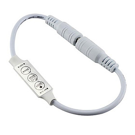 Mua Mạch điều khiển nhỏ gọn 3 phím bấm dùng cho Led đơn sắc 2 pin có thể chỉnh độ sáng (Đầu cắm DC 5.5)