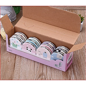 Combo 2 gương 2 mặt cầm tay chắc chắn hoạt hình (mẫu ngẫu nhiên)