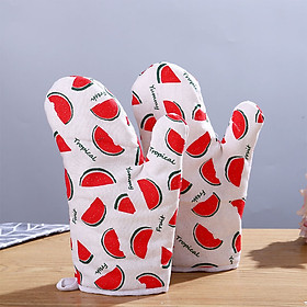Mua Bộ 2 Găng Tay Nhà Bếp Cách Nhiệt Lò Vi Sóng Nhắc Nồi Bê Đồ Nóng Chất Vải Cotton Dày Dặn Không Trơn Nhiều Mẫu Lựa Chọn