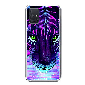 Ốp lưng điện thoại Samsung Galaxy A71 - Silicon dẻo - 0478 TIGER - Hàng Chính Hãng