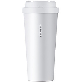 Bình Giữ Nhiệt Lock&Lock Energetic One-Touch Tumbler LHC3249 - 550ML - Trắng