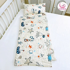 Túi ngủ cho bé đi học Katina House, vải tencel 60s mát lạnh, nhiều kích thước