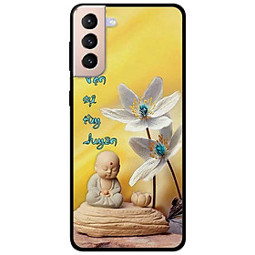 Ốp lưng dành cho Samsung Galaxy S22 - S22 Plus - S22 Ultra - mẫu Vạn Duyên Hoa Trắng