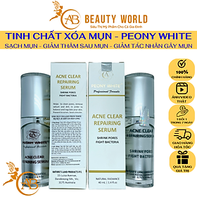 Tinh Chất Mụn PEONY WHITE 40ml - 45ml- Giảm Mụn - Loại Bỏ Các Yếu Tố Gây Mụn 24h - Cân Bằng Da - Se Khít Lỗ Chân Lông