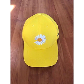 mũ lưỡi trai thêu hoa cúc hottrend