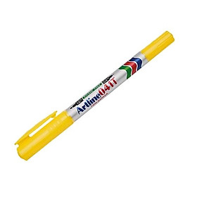 Bút Lông Dầu 2 Đầu - Artline EK-041T-YEL - Màu Vàng