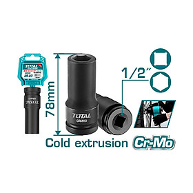 Đầu tuýp tác  động sâu 1/2  inch 13mm total THDIS12131L