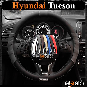 Bọc vô lăng da PU dành cho xe Hyundai Tucson cao cấp SPAR - OTOALO