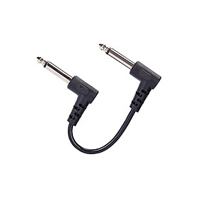 Guitar Patch Cable, Electric Bass Cable Low Noise, Electric Guitar Effect Pedal Cables, 1/4 inch Plug, Male to Male