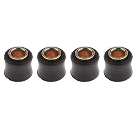 4 Pieces Motorcycle Suspension (10mm) Shock Absorber Rear Bush Mounting
