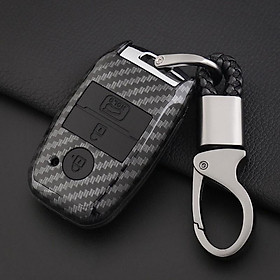 Ốp Chìa Khóa Carbon Cho Xe Kia