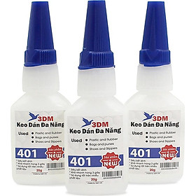 Keo Dán Giày Dép , Túi Xách , Ví Da , Gỗ , Đồ Dùng Trong Nhà Đa Năng Siêu Dính 3DM - GD024