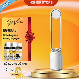 Quạt Không Cánh Xiaomi Keheal A4 Pro Tiếng Việt Kiêm Lọc Không Khí Cấp 12 Cấp Độ Gió Độ Ồn Thấp Tạo Lọc Khử Khuẩn Ion - Hàng Chính Hãng