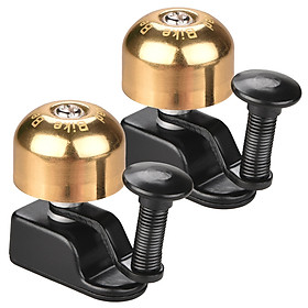 2pcs Road Bike Bell Loud Crisp Clear Sound Bell Cycling Handlebar Horn for Road Bikes