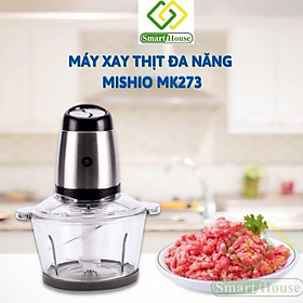 Mua Máy Xay Thịt Đa Năng Mishio MK273 Máy Xay 2 Lít 300W - Hàng Chính Hãng