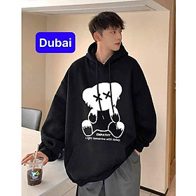 ÁO KHOÁC HOODIE NAM NỮ UNISEX CHẤT NỈ HÌNH GẤU EMPATHY PHONG CÁCH CAO CẤP MỚI - DUBAI FASHION