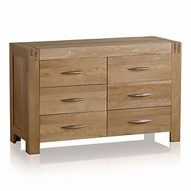 Tủ 6 ngăn kéo Alto gỗ sồi
