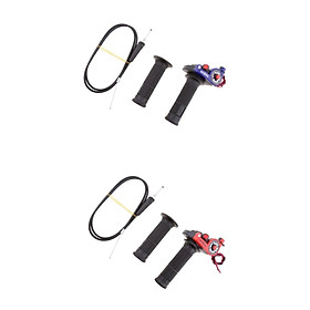 Motorcycle Twist Throttle Grip & Cable For 125cc 140cc 150cc  Bike