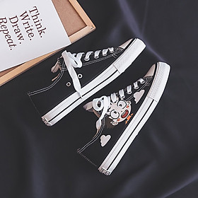 Giày thể thao canvas phong cách Hàn Quốc thời trang cho nữ