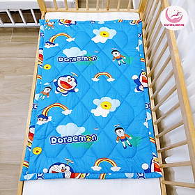 Nệm cho bé đi học 80x120cm Katina House, nệm mềm mát vải cotton TL, họa tiết gần gũi