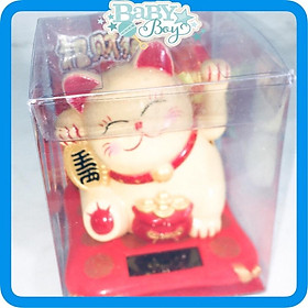 Mua Mèo thần tài   mèo may mắn 10 cm*10 cm. thiên khách vạn vẫy tay .