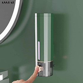 Mua Hộp đựng sữa tắm dung tích 450ml - Nhả dầu gội  nước rửa tay gắn tường không cần khoan tiện lợi  chất liệu nhựa ABS ASSTAR