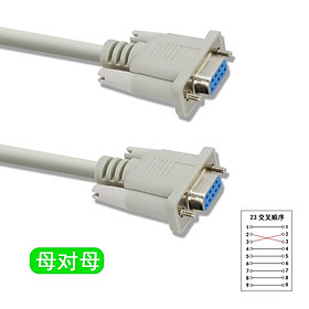 RS232 Com DB9 9Pin Serial RS232 Extension Cable Male Female 1.5m MALE TO FEMALE Cable length: 1.5M