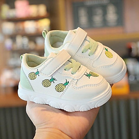 Giày thể thao có quai dán họa tiết Dứa siêu nhẹ cho bé trai bé gái 0-4 tuổi