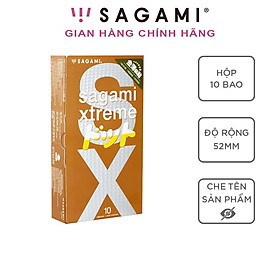 Bao cao su Sagami Feel Up - Có gai nhỏ - Hộp 10 chiếc