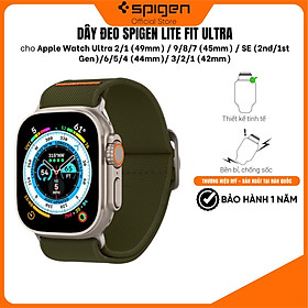 Dây Đeo Spigen Band Lite Fit Ultra cho Apple Watch Series (49mm/45mm/44mm/42mm) - Hàng chính hãng