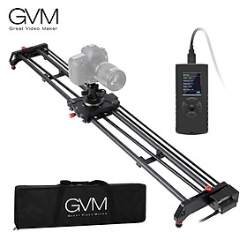 GVM GR-120QD 120cm Motorized Photography Camera Slider Track Dolly Video Stabilizer Rail Carbon Fiber & Aluminum Alloy